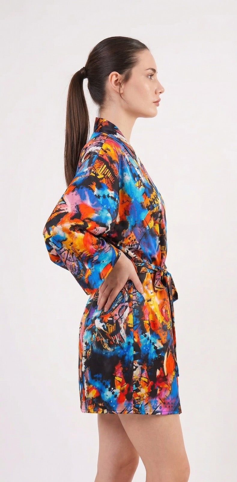 Short kimono "Dreaming in Paradise"