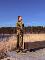 Two-piece long silk leisure set for Men "Tibetan Journey"