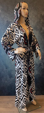 Long hooded kimono "Yucatan Princess"
