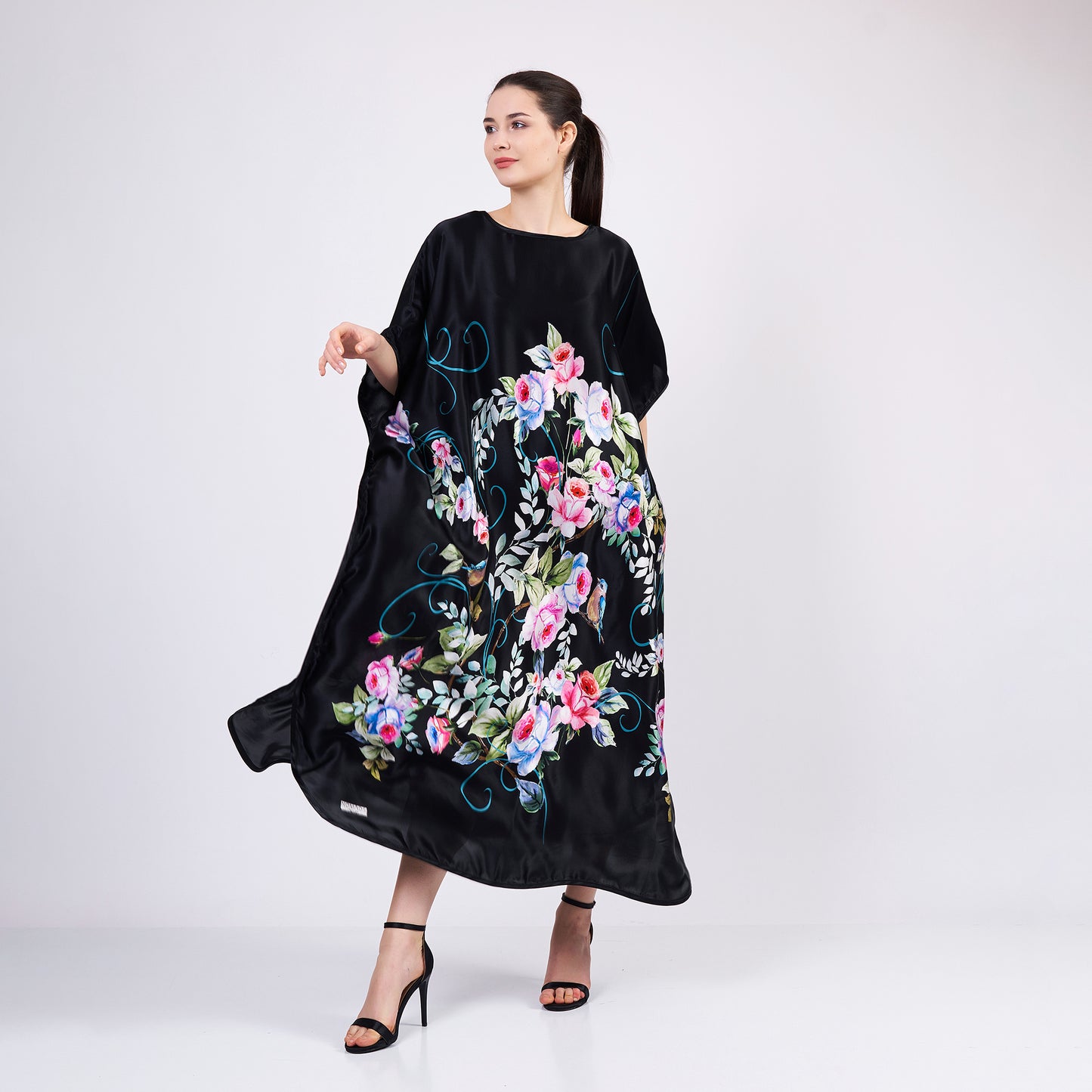 Pikk avar siidkleit "Flores"
