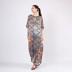 Long loose silk dress "Somali Princess"
