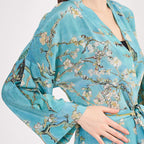 Short kimono "Japanese Lake"