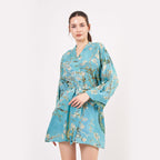 Short kimono "Japanese Lake"