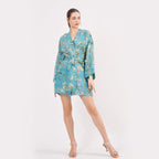 Short kimono "Japanese Lake"
