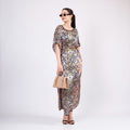Long loose silk dress "Somali Princess"